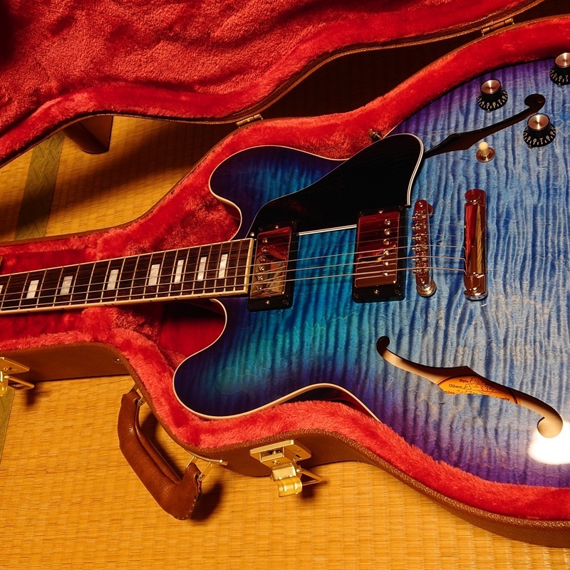 Gibson ES-335 Figured Blueberry Burstの画像
